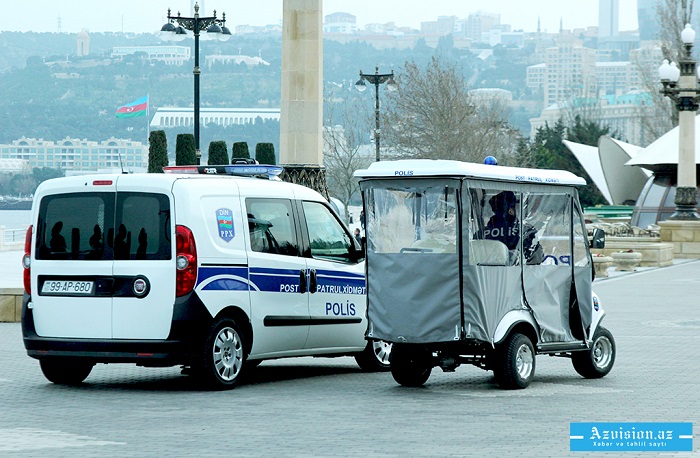 Bakı polisinin balaca maşını - FOTOLAR